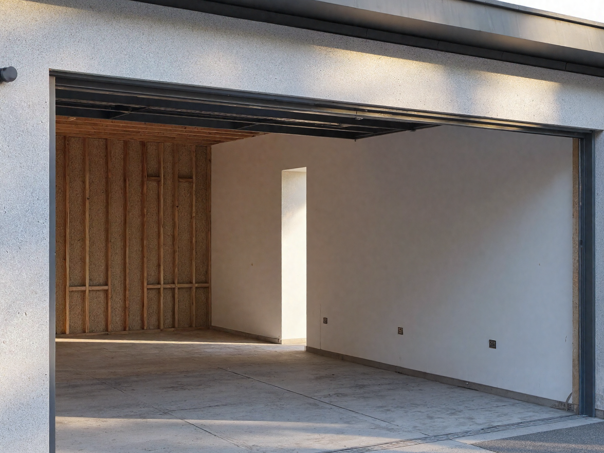 A beautiful new garage door